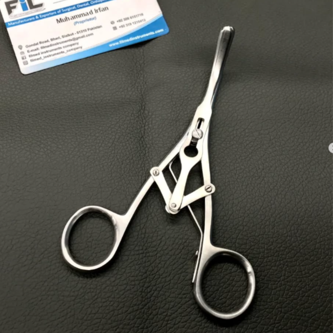 Laborde Tracheal Dilator Forceps 5.5" with 3 Blades