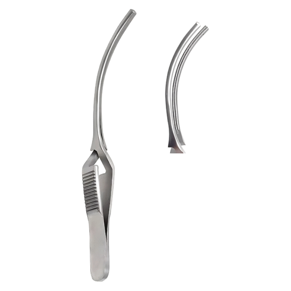 Debakey Bulldog Clamp – Curved, 2cm Atraumatic Jaws, 3.25" Cross Action - Image 2