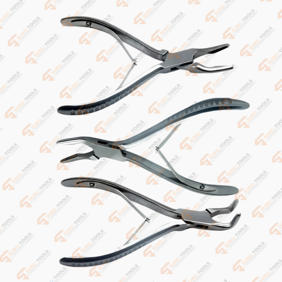 3 Pieces Dental Bone Rongeurs Set Blimenthal 6" Cleveland 6.5" Friedman 5.5"