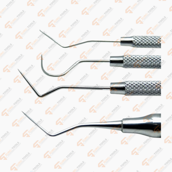 4 Pieces Explorer 23, 9, 2317A, Dg16 Dental Diagnostic Stainless Steel Instruments - Image 2