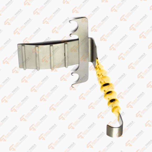 Abdominoplasty Abdominal Retractor Hook 4 Prongs Sharp Plastic Surgery Instruments - Image 3