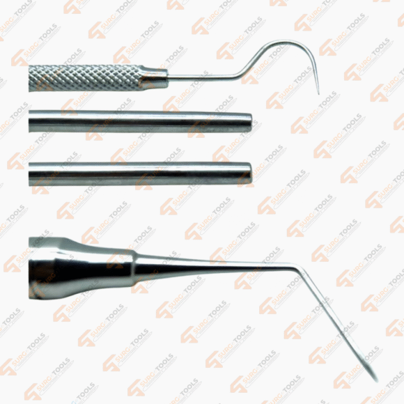 4 Pieces Explorer 23, 9, 2317A, Dg16 Dental Diagnostic Stainless Steel Instruments - Image 3